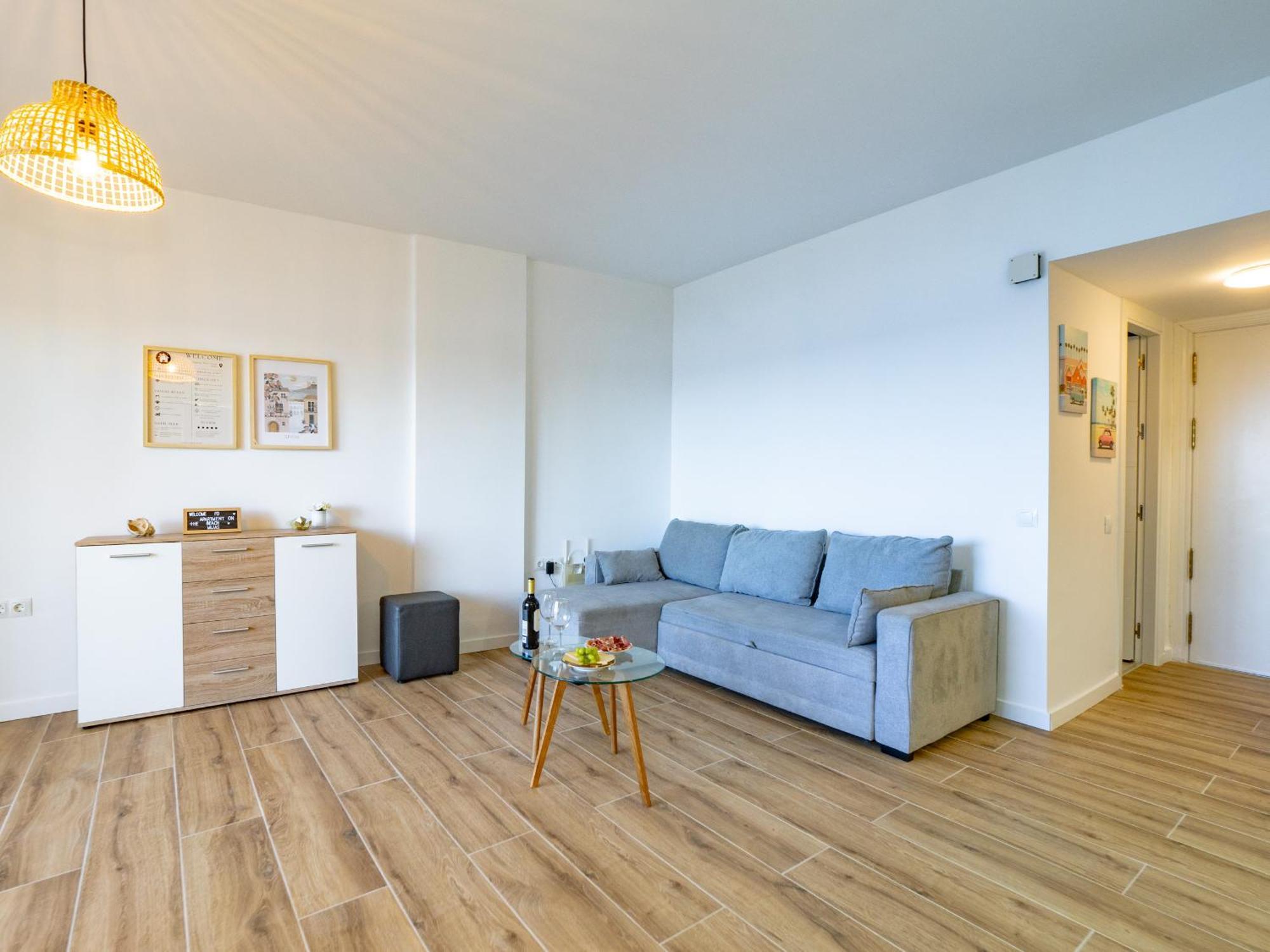 Apartment On Beach Mijas Ситио-де-Калаонда Экстерьер фото